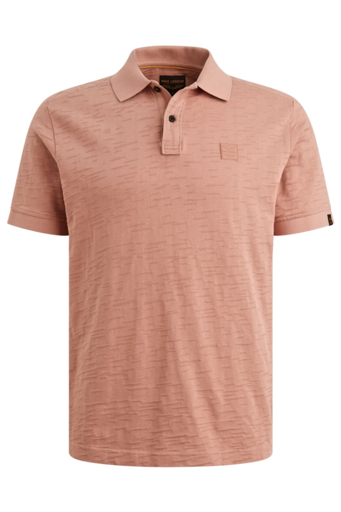 PME legend oranje heren polo | Vooraanzicht