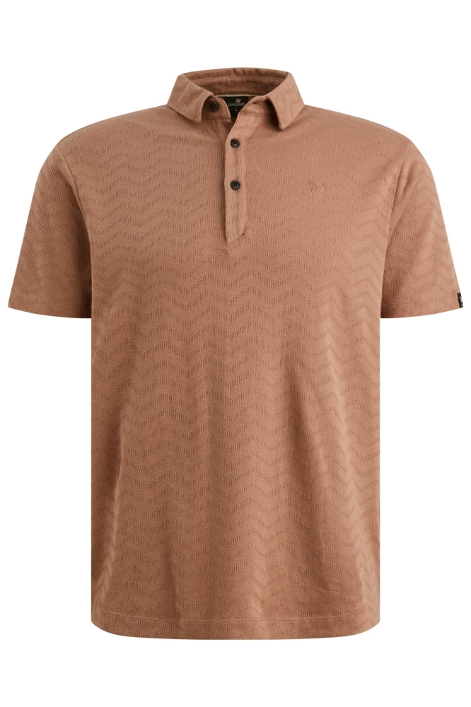 Vanguard roze heren polo | Vooraanzicht