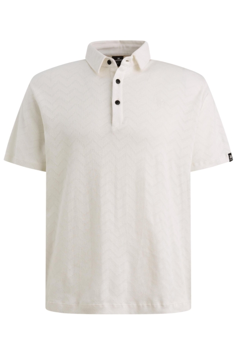 Vanguard witte heren polo | Vooraanzicht
