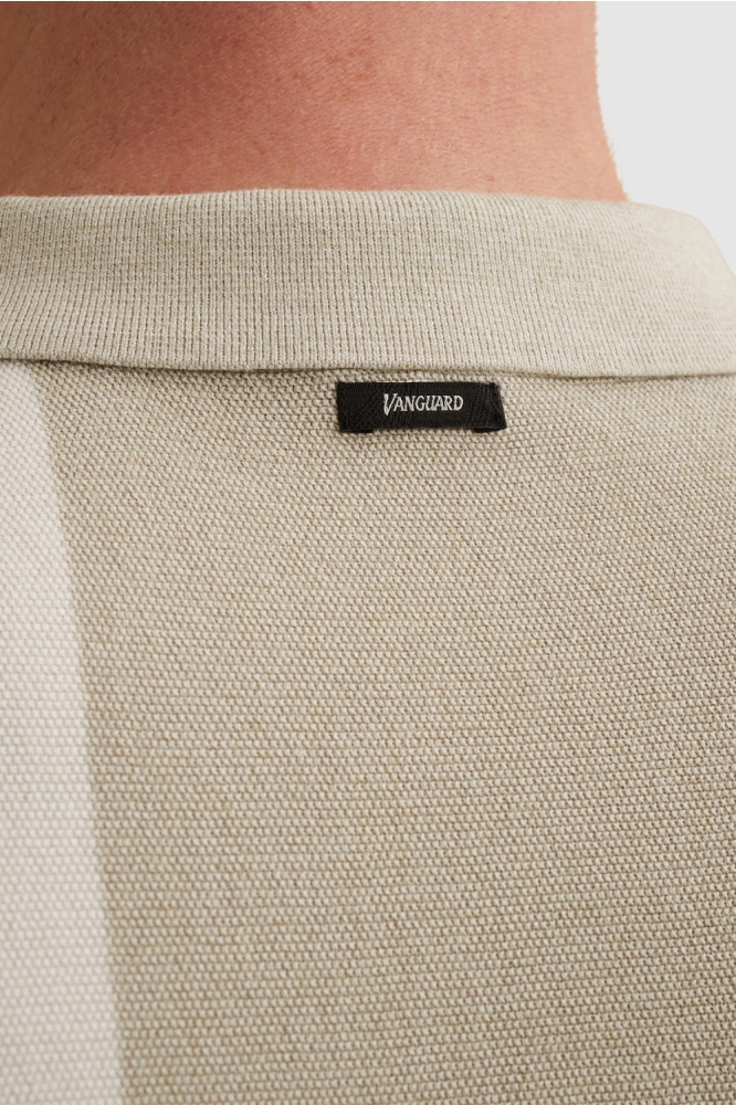 Vanguard beige heren polo | Kleurstaal