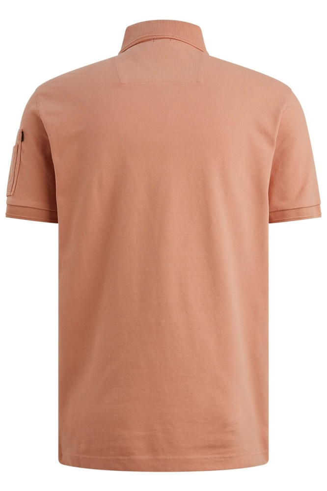 PME legend roze heren polo | Achteraanzicht