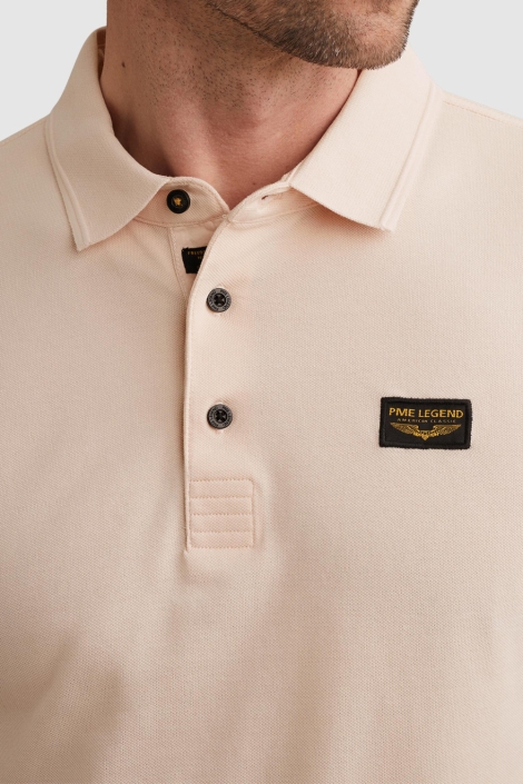 PME legend roze heren polo | Close up
