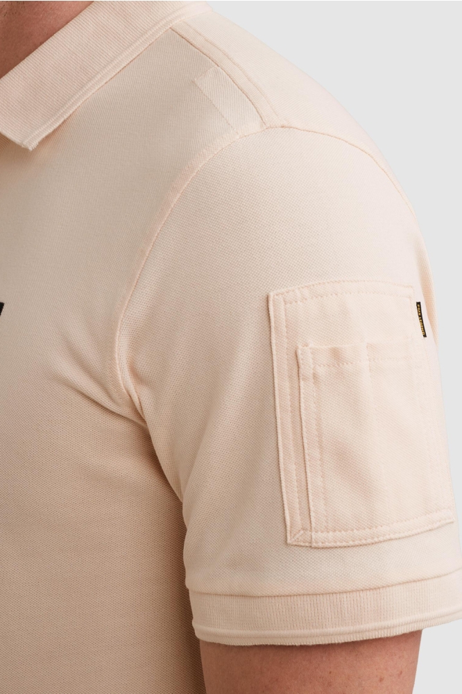PME legend roze heren polo | Close up