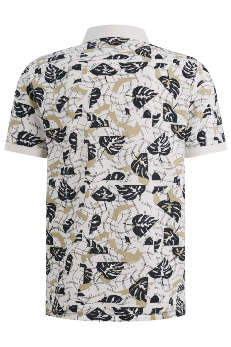 PME legend witte heren polo | Achteraanzicht