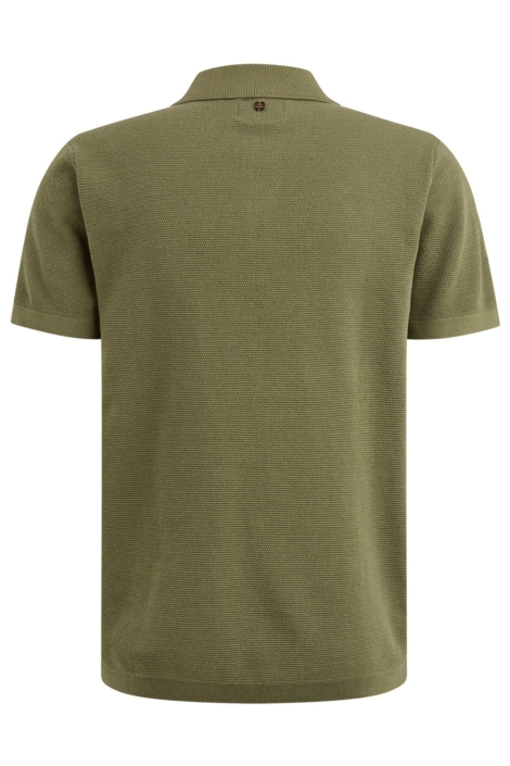 PME legend groene heren polo | Achteraanzicht