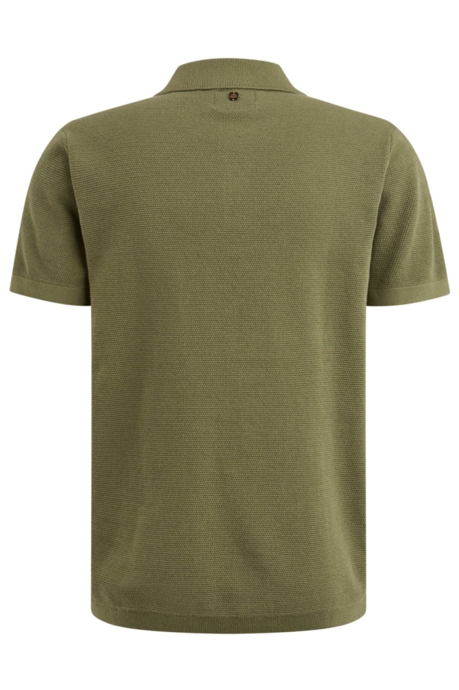 PME legend groene heren polo | Achteraanzicht