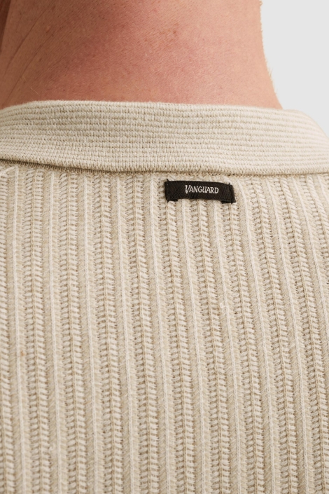 Vanguard beige heren polo | Unique Selling Point