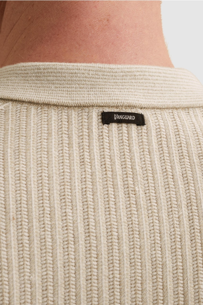 Vanguard beige heren polo | Unique Selling Point