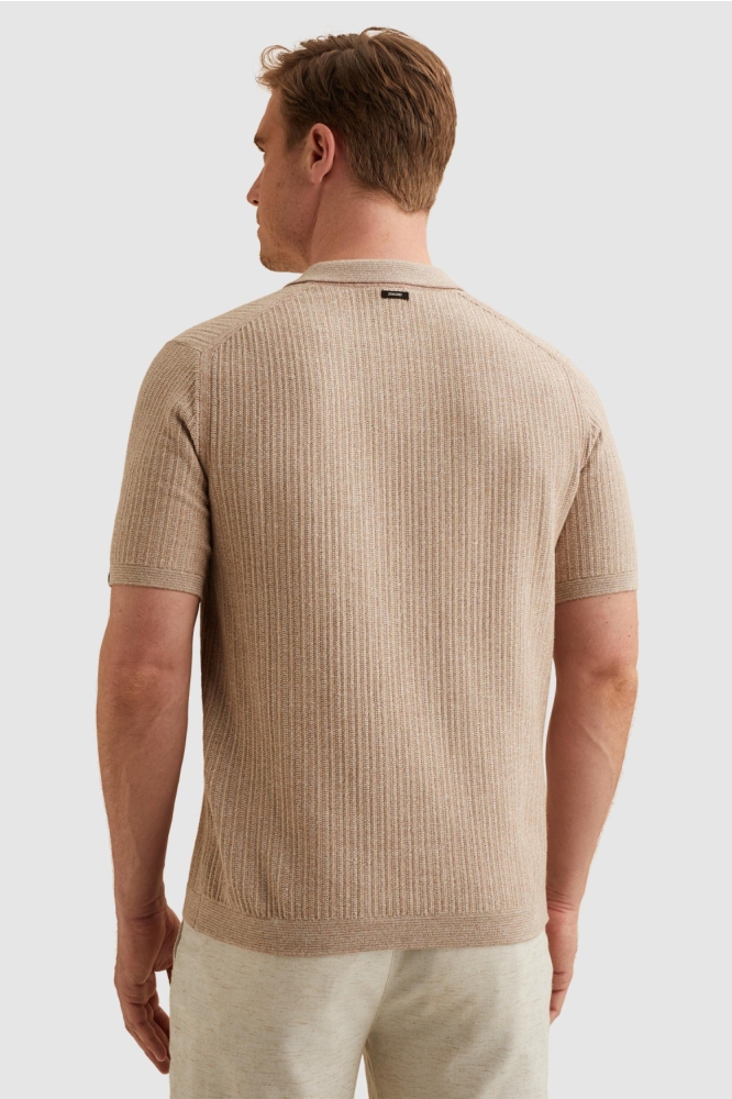 Vanguard roze heren polo | Model achteraanzicht