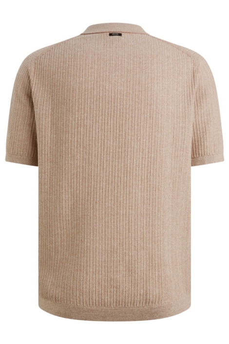 Vanguard roze heren polo | Achteraanzicht