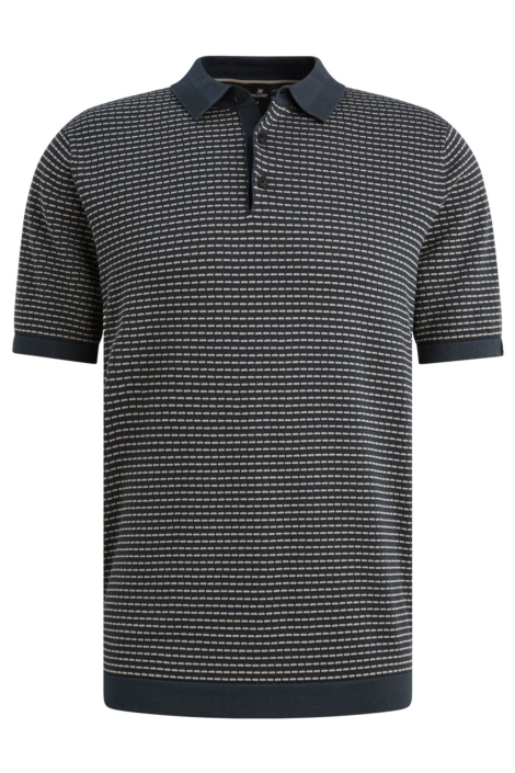 Vanguard blauwe heren polo | Vooraanzicht