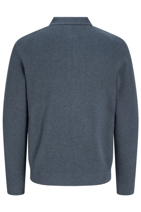 Jack & Jones grijze heren polo | Achteraanzicht