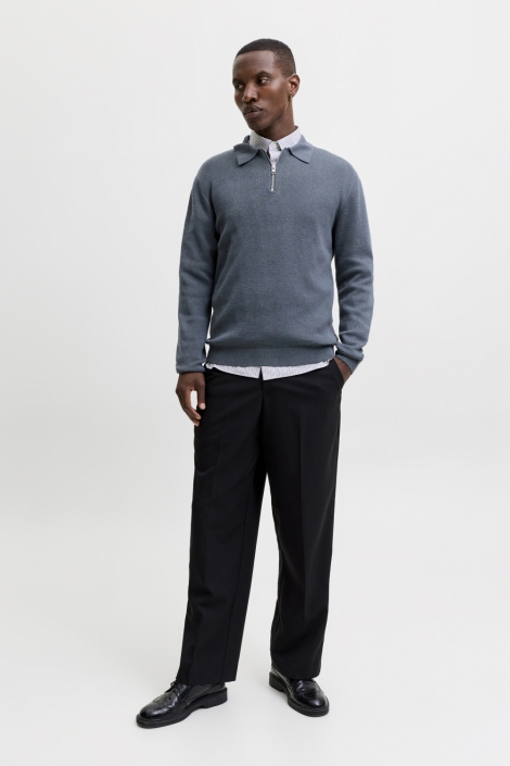 Jack & Jones grijze heren polo | Model