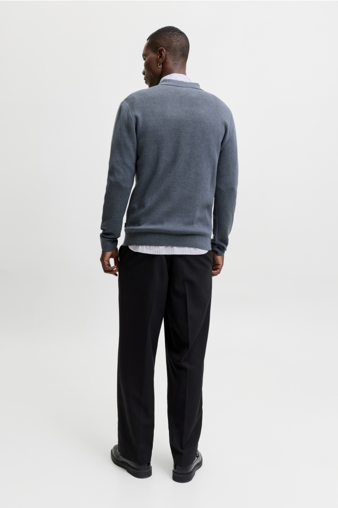 Jack & Jones grijze heren polo | Model