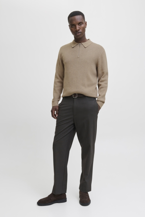 Jack & Jones camel heren trui | Model