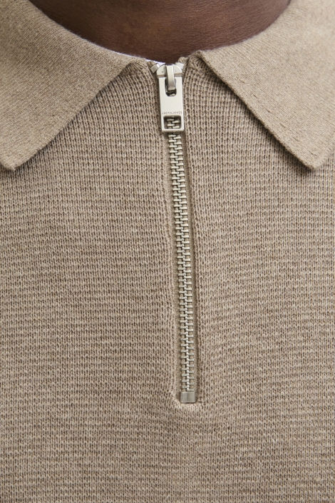 Jack & Jones camel heren trui | Kleurstaal