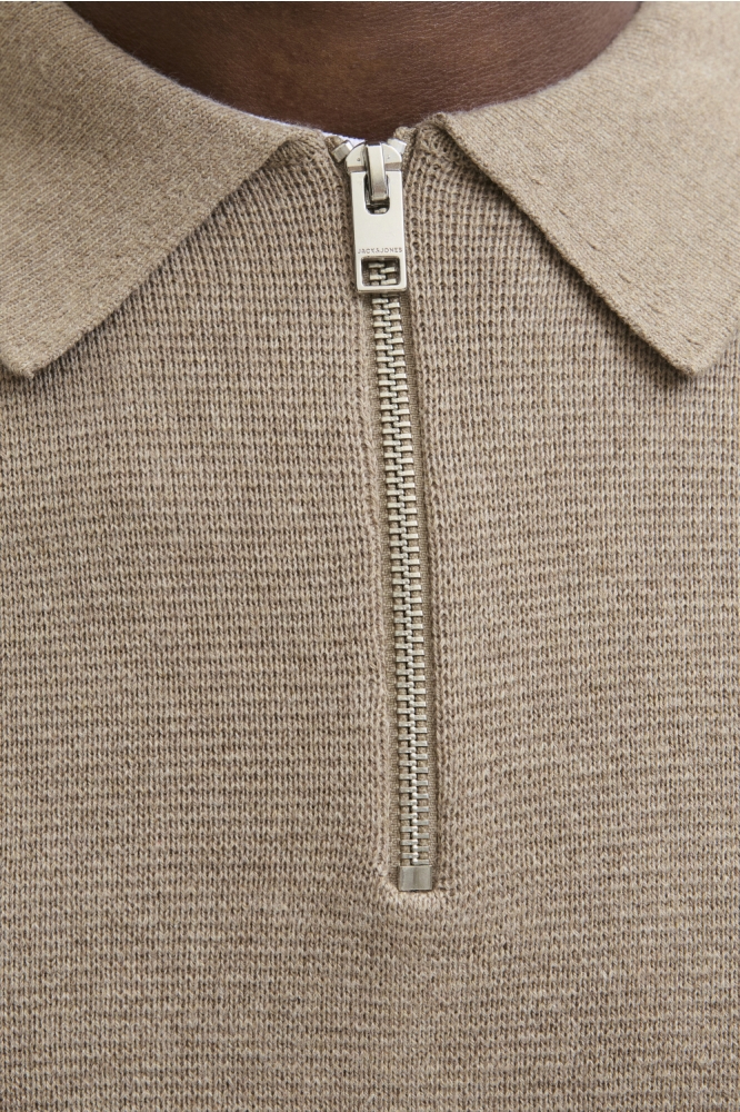 Jack & Jones camel heren trui | Kleurstaal