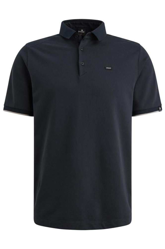 Vanguard blauwe heren polo | Vooraanzicht
