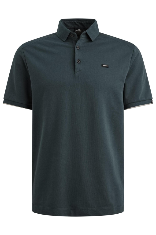 Vanguard blauwe heren polo | Vooraanzicht