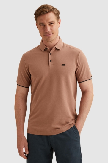 Vanguard short sleeve polo pique blend gent Roze