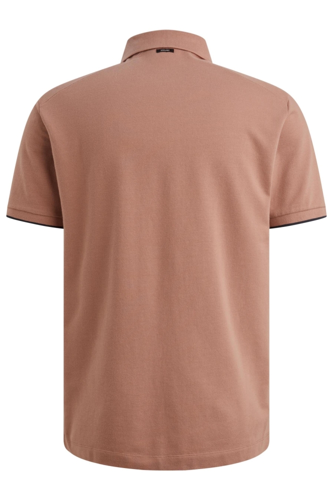 Vanguard roze heren polo | Achteraanzicht