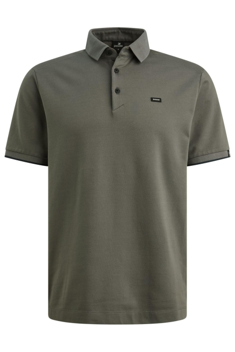 Vanguard grijze heren polo | Vooraanzicht