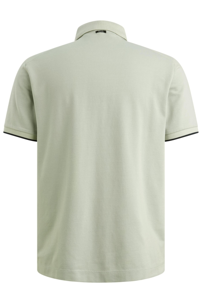 Vanguard groene heren polo | Achteraanzicht