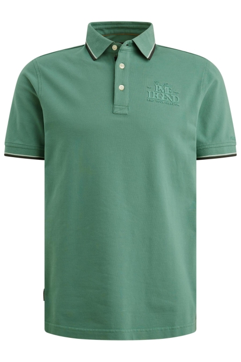 PME legend groene heren polo | Vooraanzicht