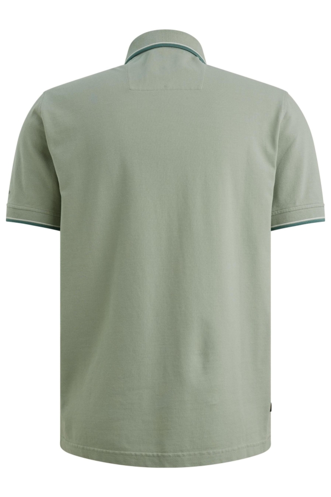 PME legend groene heren polo | Achteraanzicht
