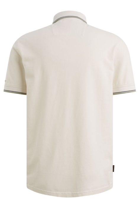 PME legend beige heren polo | Achteraanzicht