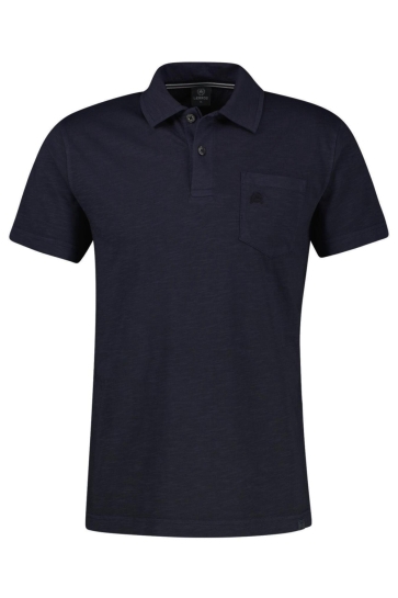 Lerros polo 1/2 arm Blauw