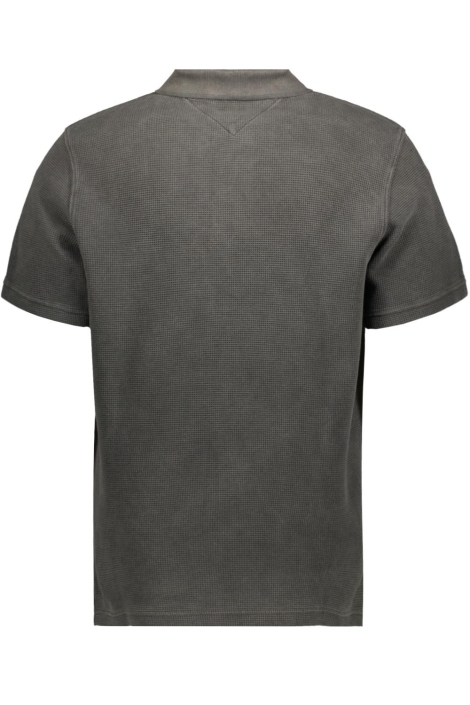 Tommy Jeans zwarte heren polo | Achteraanzicht