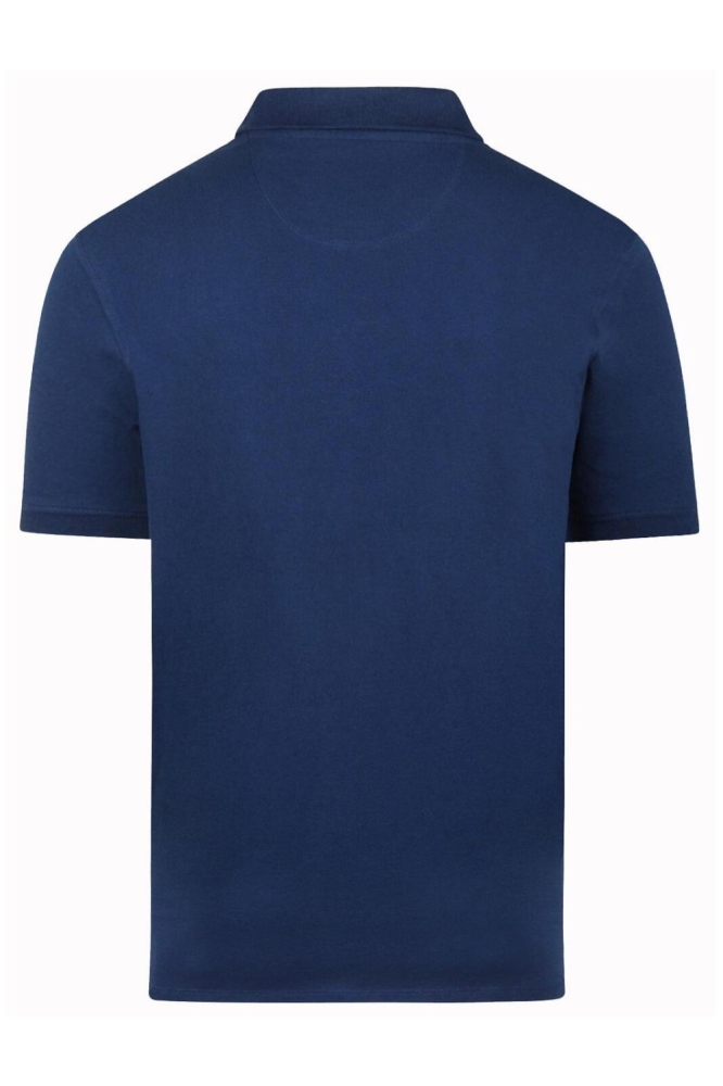 McGregor blauwe heren polo | Achteraanzicht