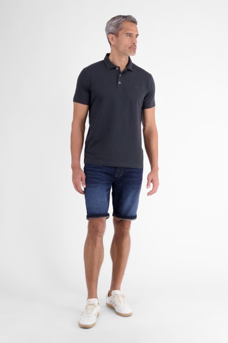 Lerros blauwe heren polo | Model