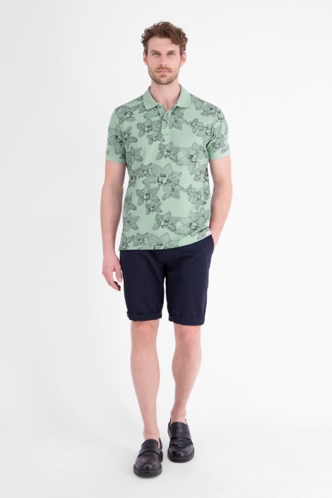 Lerros groene heren polo | Model