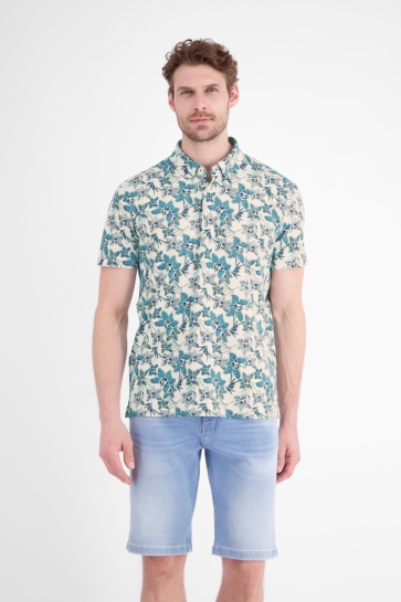 Lerros Polo POLO MET TRENDY BLOEMENPRINT 2653278 103