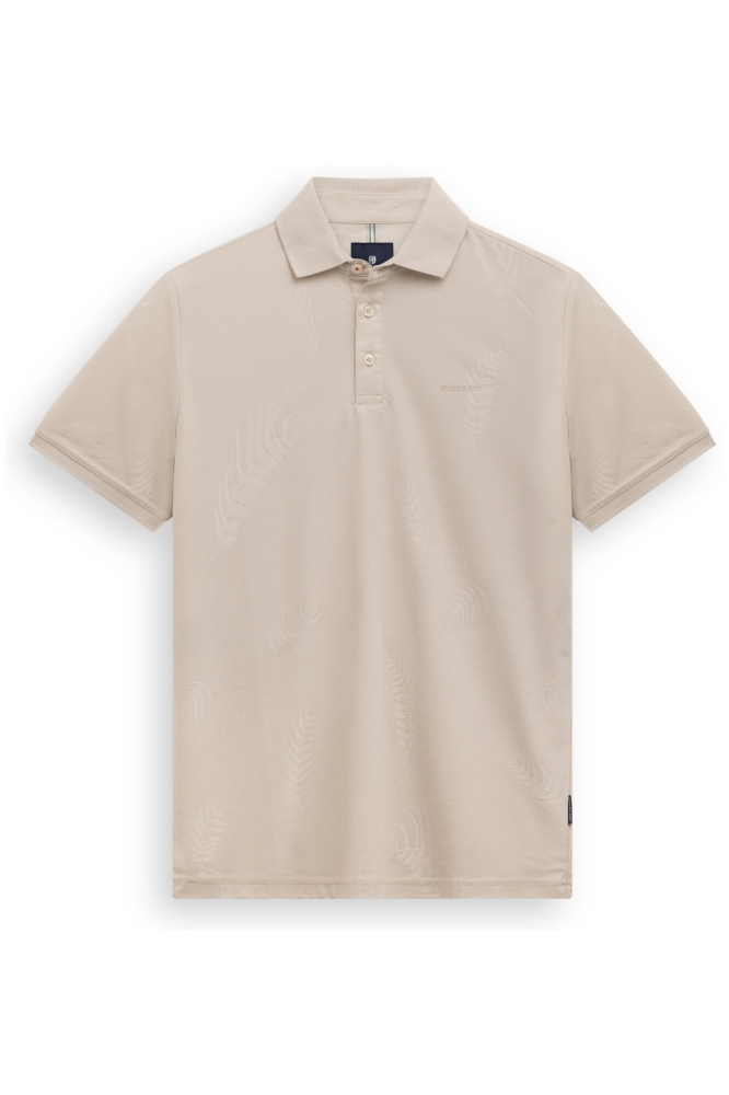 State of Art zand heren polo | Vooraanzicht