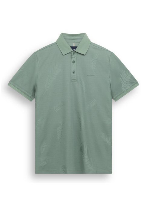 State of Art groene heren polo | Vooraanzicht