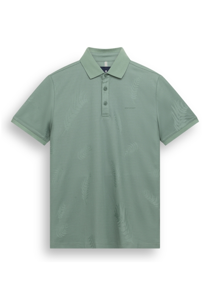 State of Art groene heren polo | Vooraanzicht