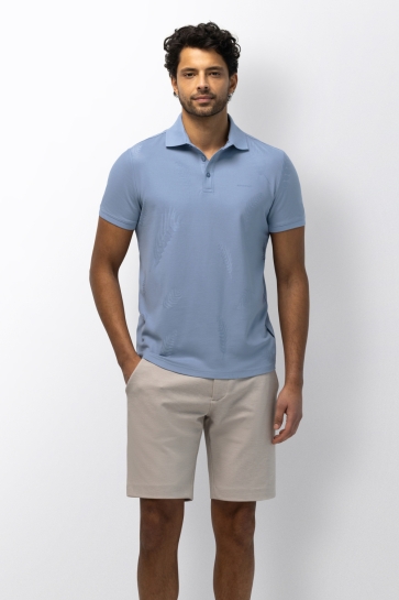 State of Art poloshirt piqu? ss f Blauw