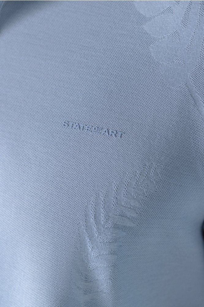 State of Art blauwe heren polo | Kleurstaal