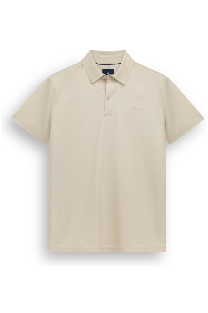 State of Art zand heren polo | Vooraanzicht
