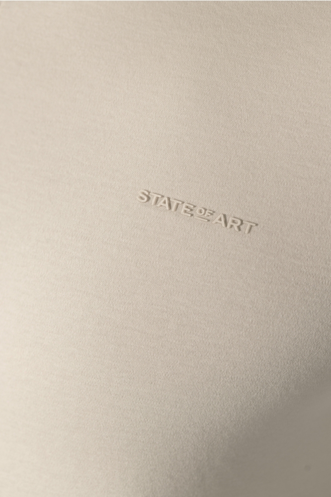 State of Art zand heren polo | Kleurstaal