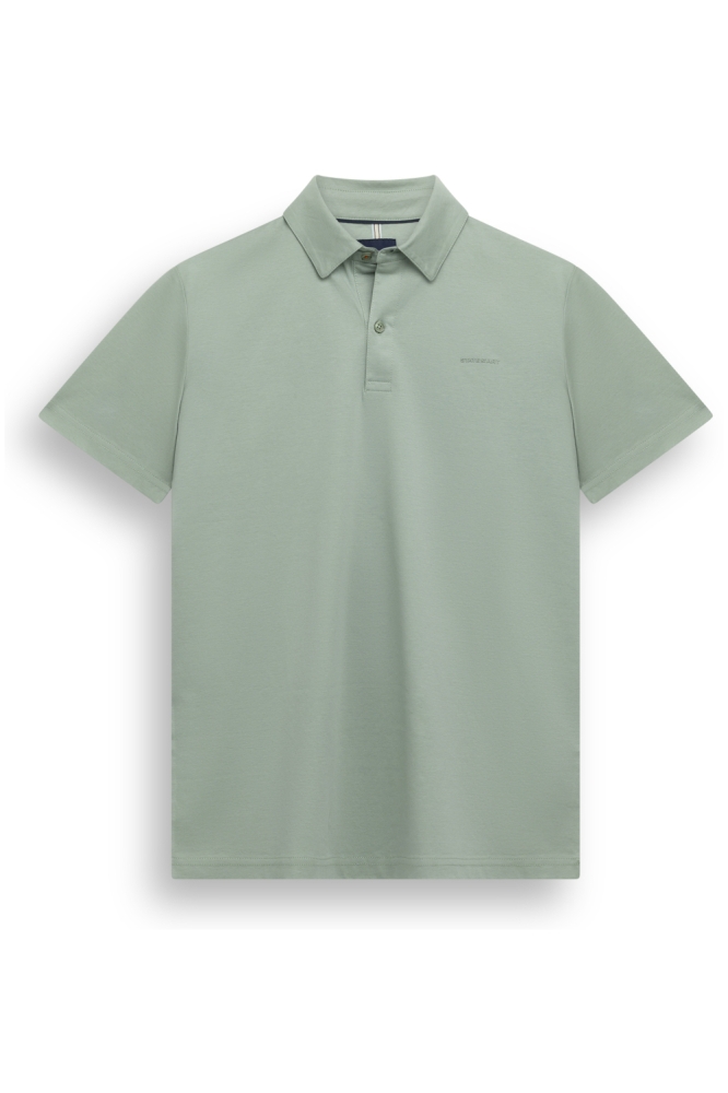 State of Art groene heren polo | Vooraanzicht