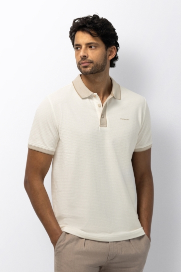 State of Art poloshirt jersey ss Ecru