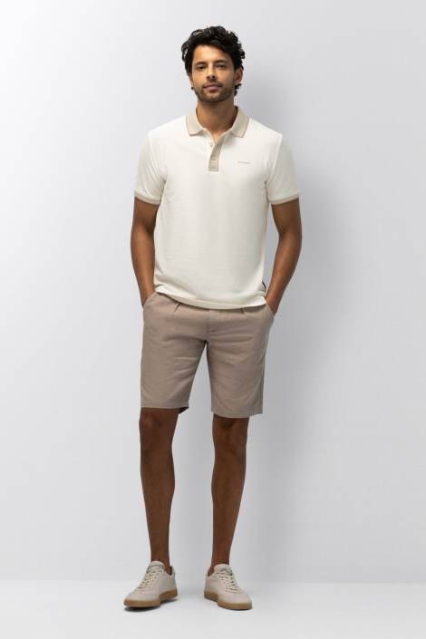 State of Art ecru heren polo | Model