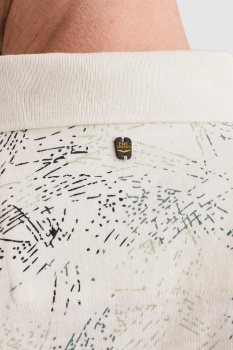 PME legend witte heren polo | Close up