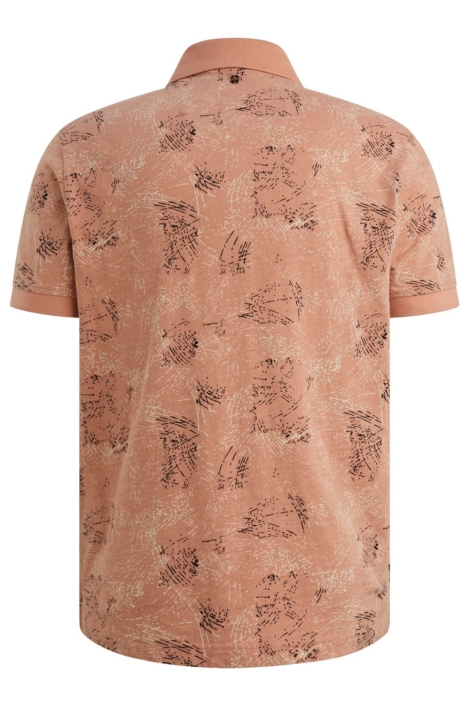 PME legend roze heren polo | Achteraanzicht