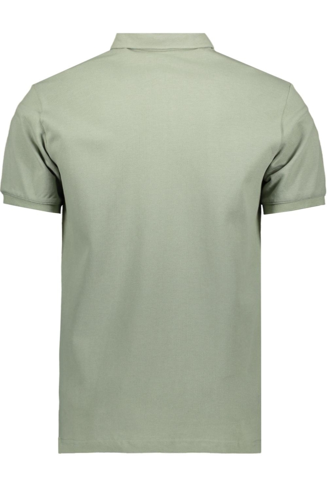 Ballin groene heren polo | Achteraanzicht