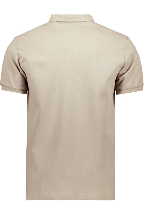 Ballin zand heren polo | Achteraanzicht